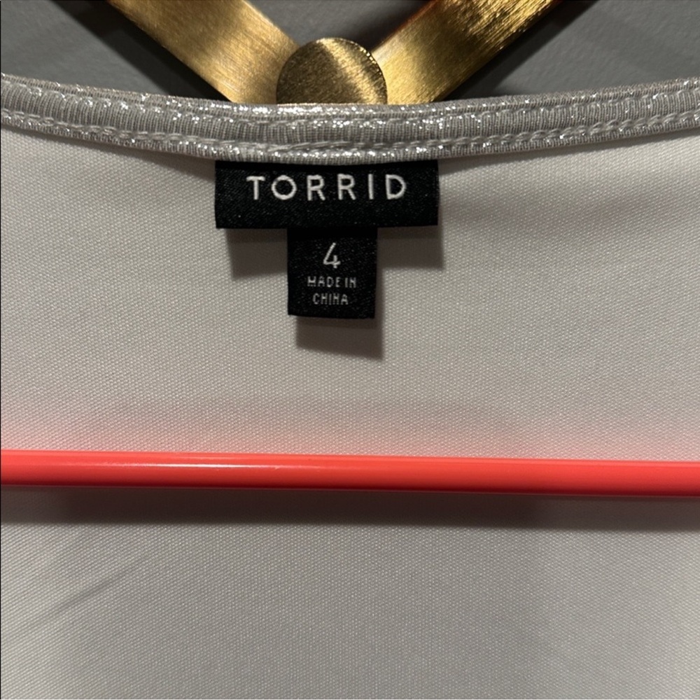 Torrid Silver Dress 👗 - Picture 6 of 9